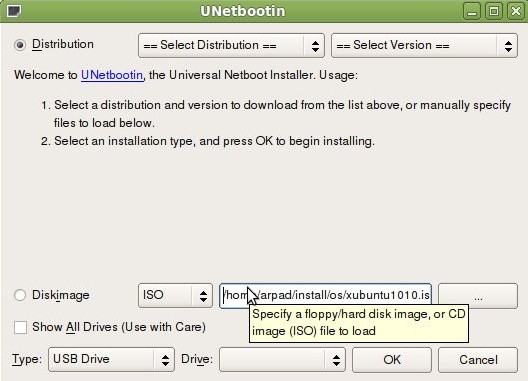 UNetbootin制作U盘启动安装Ubuntu11.04 - Lin
