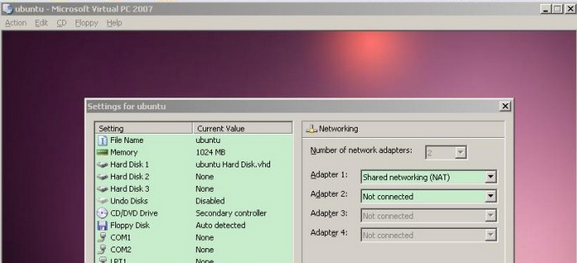 Virtual PC 2007аװUbuntu 10.04ļ