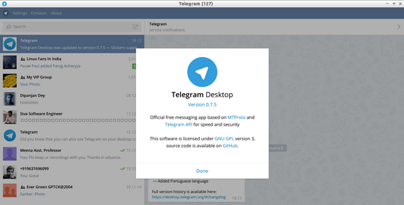 UbuntuϰװTelegramʱͨѶ