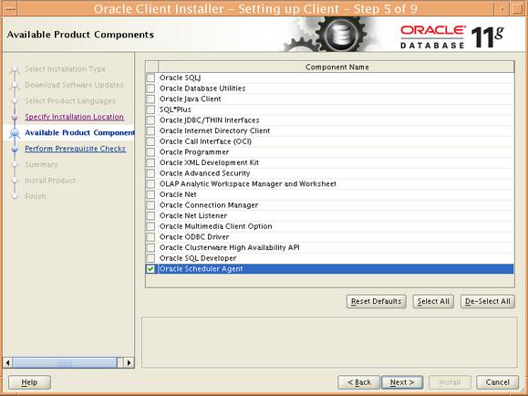 Oracle 11g°װScheduler Agent