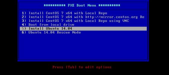 Ubuntu/DebianRHEL/CentOS 7PXE