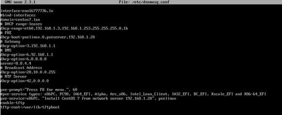 RHEL/CentOS 7PXE