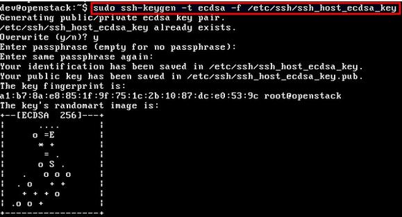 ޸sshd error: could not load host key