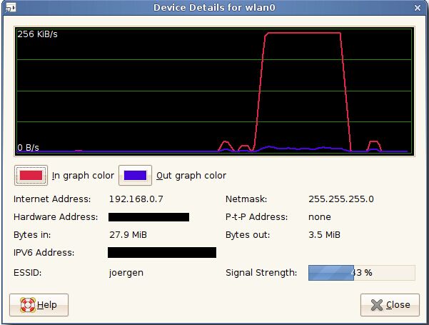 Ubuntu下实时显示当前网络流量工具NetSpeed