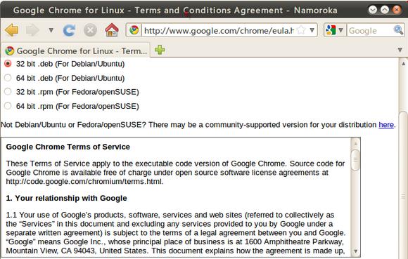 Ubuntu°װʹGoogle Chrome