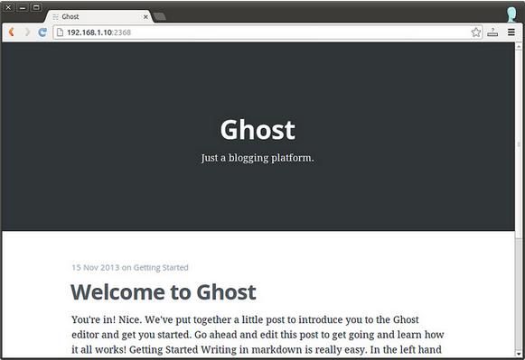 如何在Linux平台上安装Ghost博客平台 - Linux系