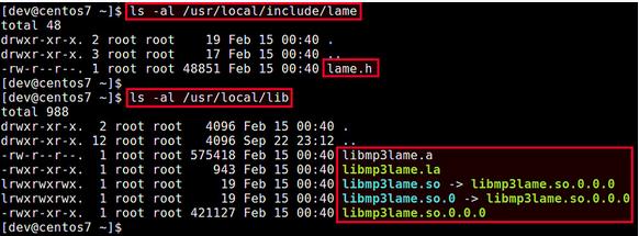 Linux޸fatal error: lame/lame.h: No such file or dir