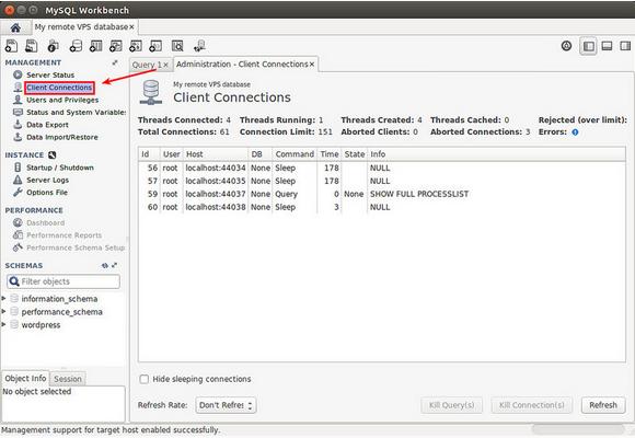 LinuxʹͼλMySQL WorkBenchԶ̹MySQL