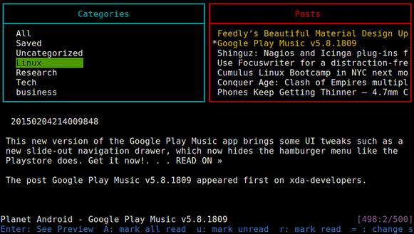 LinuxлȡFreely RSSԴ