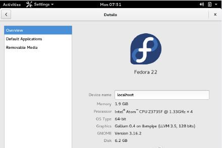 Ӳ̰װFedora 22 Workstation Live