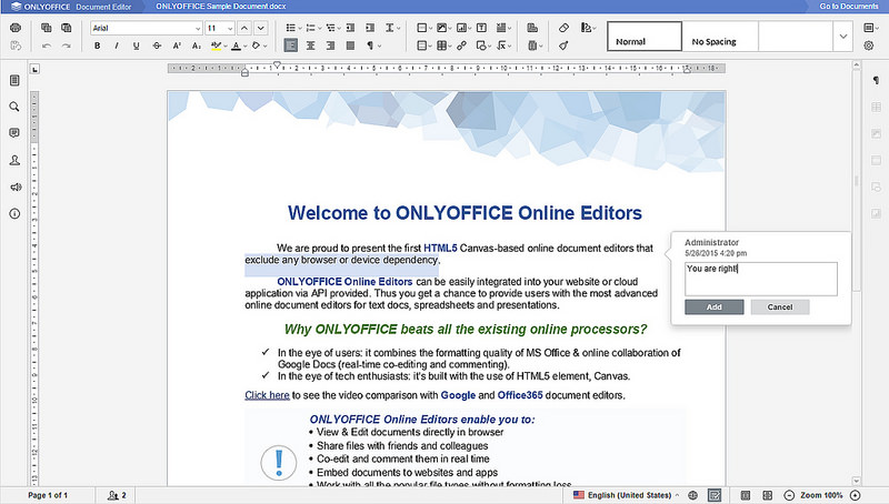 如何在Linux上使用ONLYOFFICE协同编辑文档