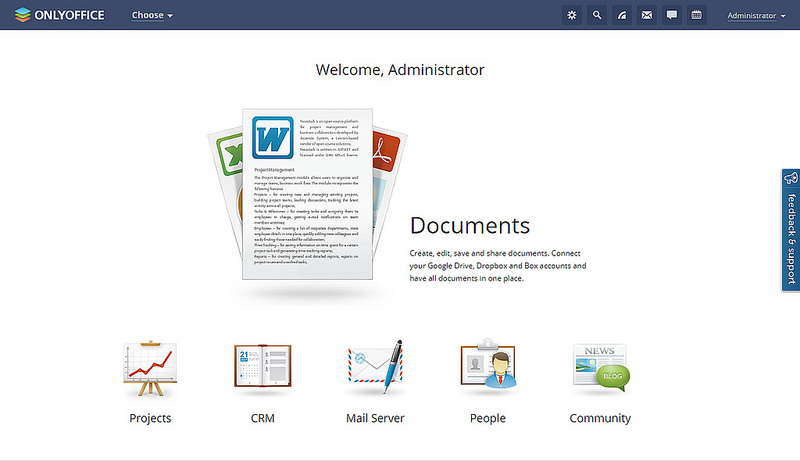 如何在Linux上使用ONLYOFFICE协同编辑文档
