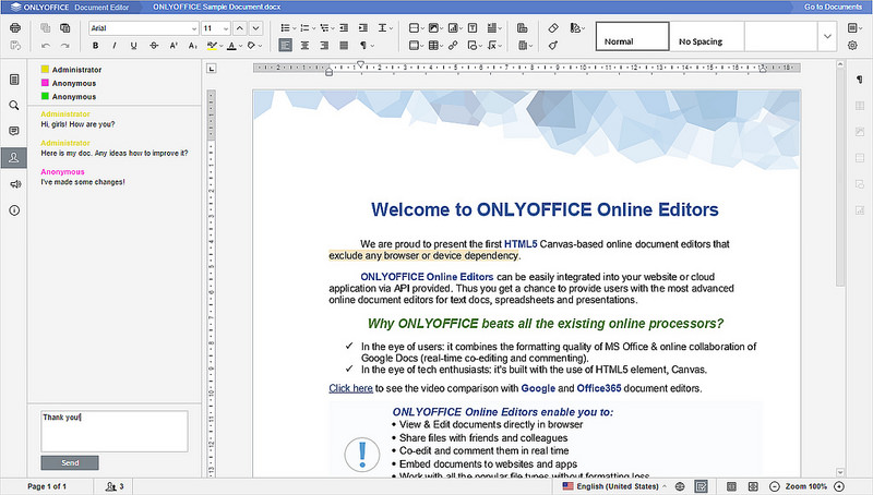 如何在Linux上使用ONLYOFFICE协同编辑文档
