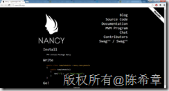 在Linux中运行Nancy应用程序