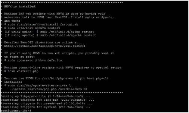 Ubuntu 15.04HHVM Nginx
