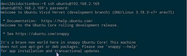 ݮ2Ubuntu Snappy Core