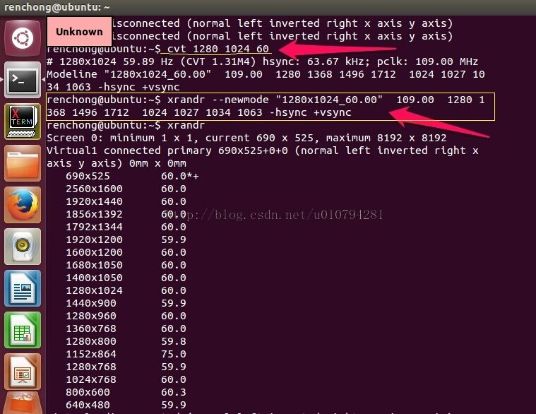Ubuntuͨxrandrcvt޸Ļֱ