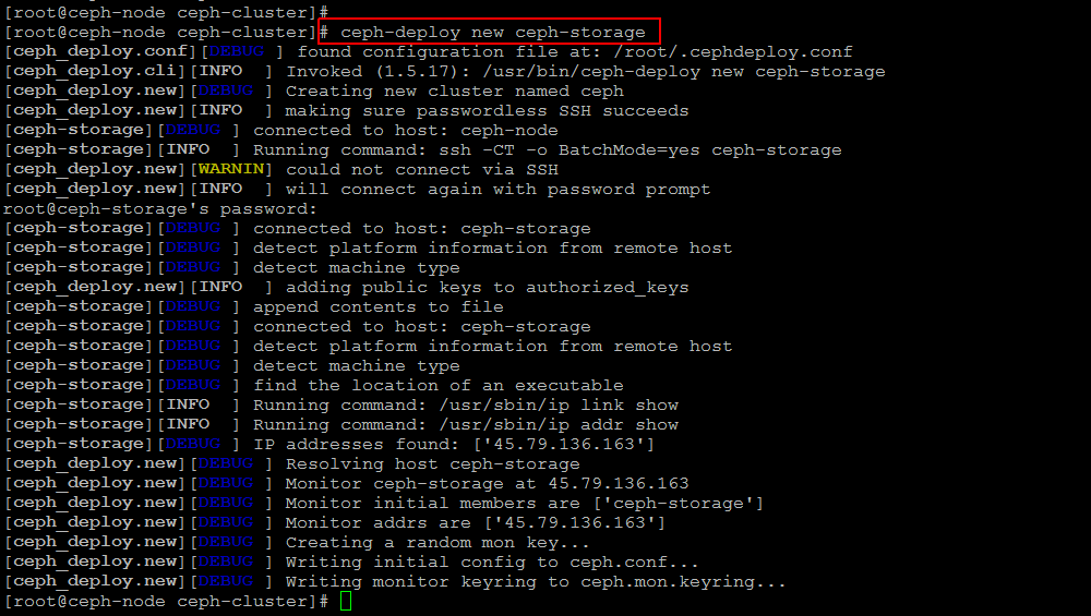 如何在CentOS 7.0上配置Ceph存储