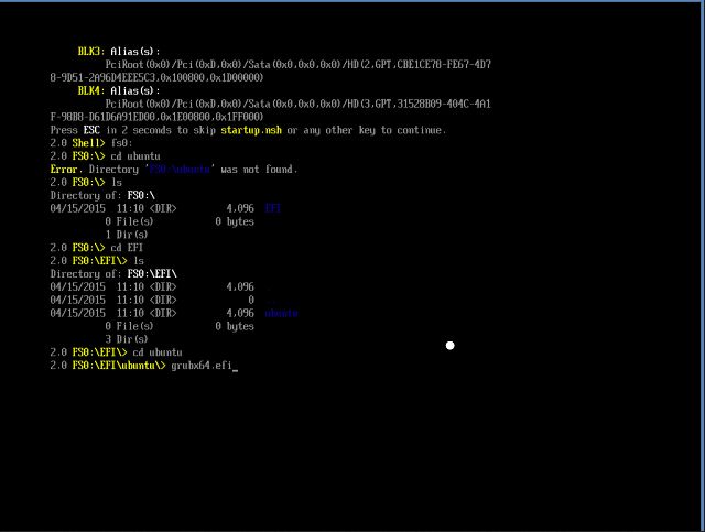 ubuntuװEFI Shell