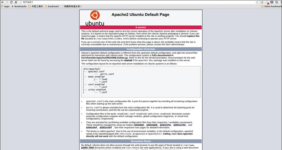 Ubuntu14.04 apache2 CGI