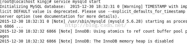 Linux下重新安装MySql后出现'MySQL Daemon failed to start‘解
