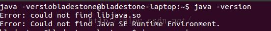 UbuntuµError: can't find libjava.so