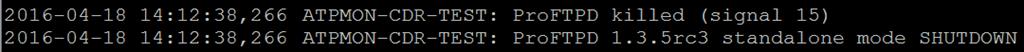 ProFTPDkilled (signal 15)Զ˳