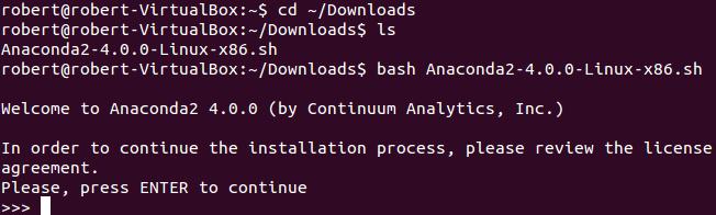 Ubuntu14.04аװAnaconda2-4.0.0ķ