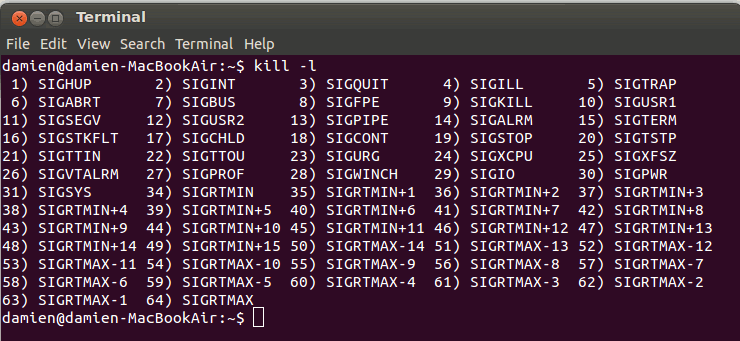 linux中的kill详解