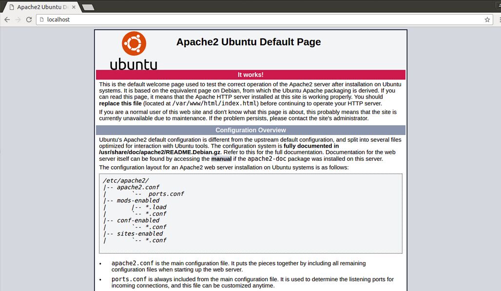 ubuntu16.04Lamplinux+apache+mysql+php7