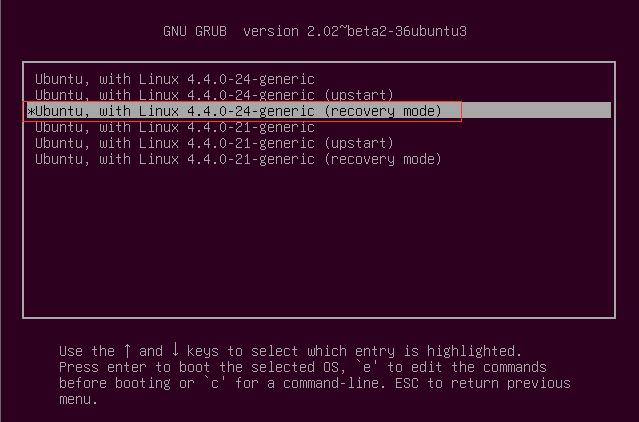 ubuntu 16.04rootĴ