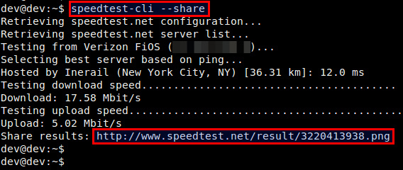 Linuxвspeedtest.net