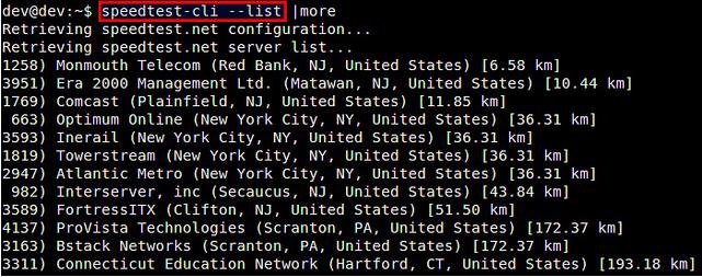 Linuxвspeedtest.net