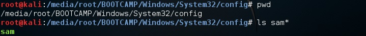 使用Kali Linux重置Windows密码-chntpw