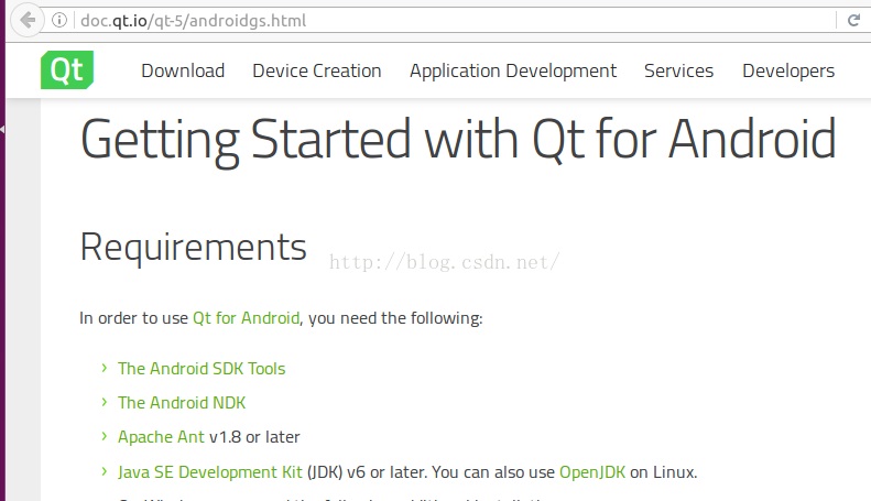 Ubuntu QT for Android完整搭建过程