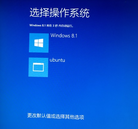 安装windows8.1和ubuntu16双系统及相互访问磁盘