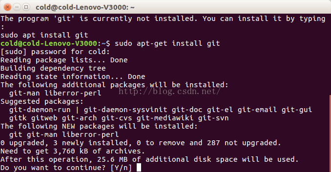 ubuntu 16.04安装git的方法