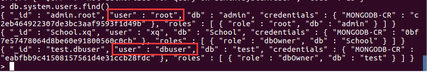 Ubuntu下开启MongoDB用户权限