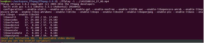 Could not initialize SDL - No available video device的解决