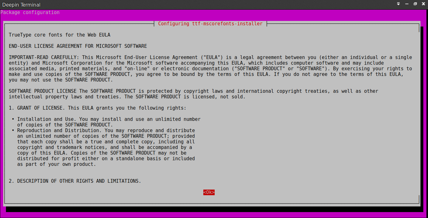 Ubuntu安装Microsoft Windows Fonts微软字体库