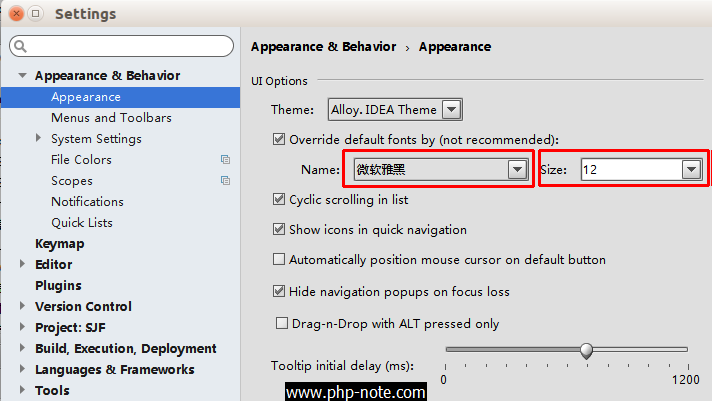解决Ubuntu 14下,PhpStorm 9.x编辑器界面中文乱码的问题