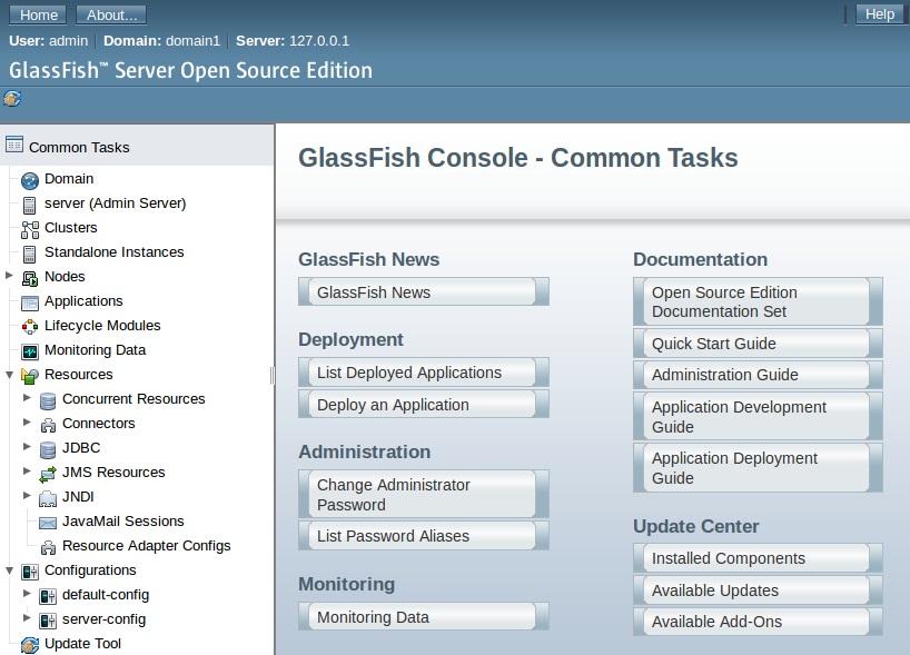 Ubuntu 16.04安装GlassFish