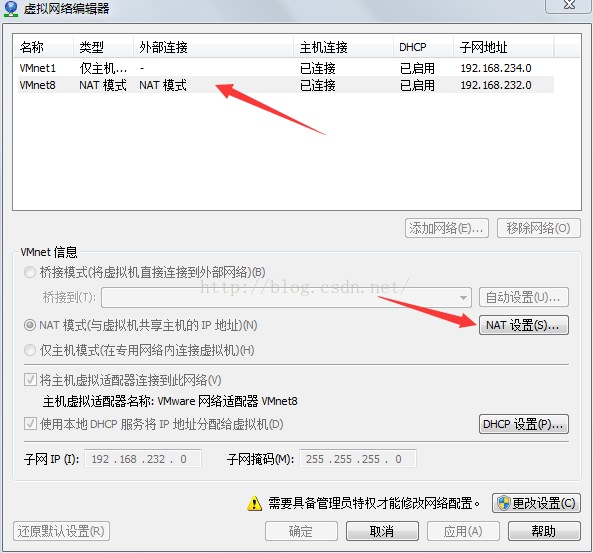 把虚拟机(VMware)和宿主机配置成一个局域网