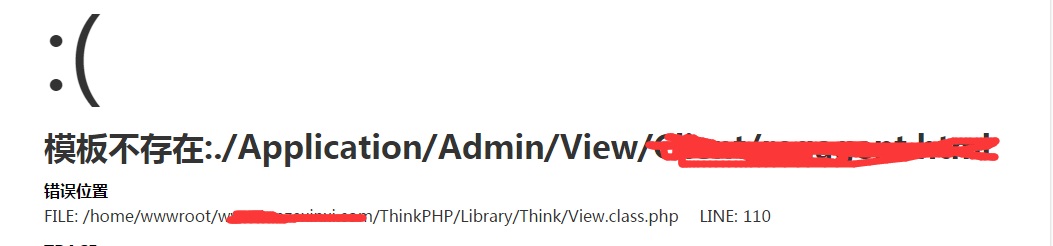 thinkphp项目部署到Linux服务器上,报错“模板不存在”的解决
