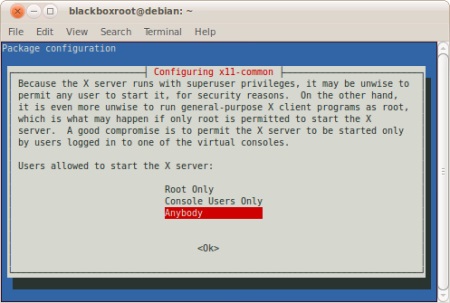 解决"X: user not authorized to run the X server, aborting.