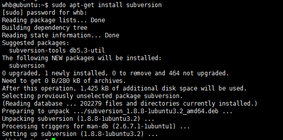 SVN:Ubuntu下搭建和卸载svn服务器(svn server)
