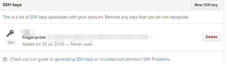 Github:每次git push推送的时候都需要输入git的用户名和密码