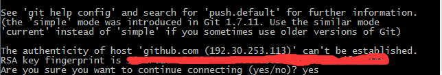 Github:每次git push推送的时候都需要输入git的用户名和密码