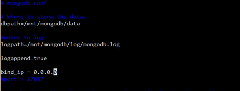 ubuntu下部署mongodb以及设置允许远程连接