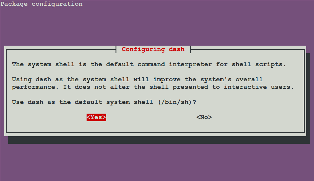 Ubuntu切换默认sh为bash或者dash